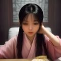 美食评论家林俊明先生头像，笑容亲切，身着厨师白衣，专业形象